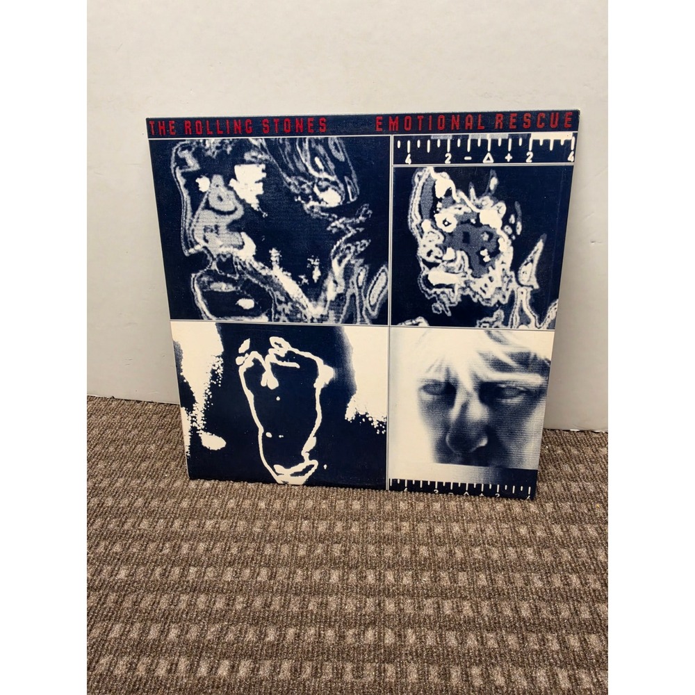 Rolling Stones Emotional Rescue Vinyl LP 1980 COC 16015 Classic Rock Record